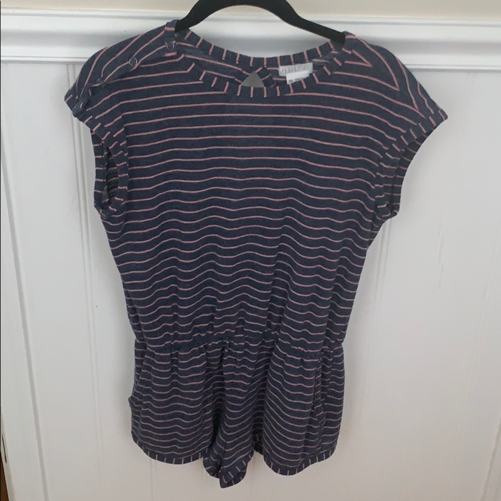 Striped romper onesie